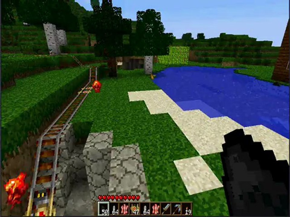 Minecraft 'Let's Zeig herum' (Let's Show) 1: Unsere Hütte