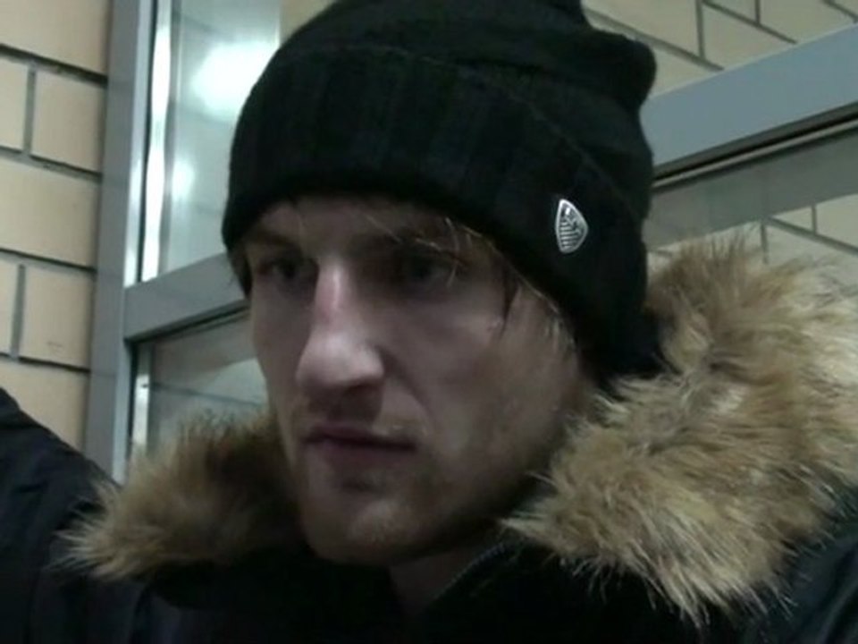 Якуб Накладал после игры с к.Динамо 02.11.12.