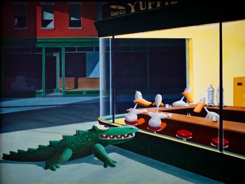 Michael Bedard and Edward Hopper