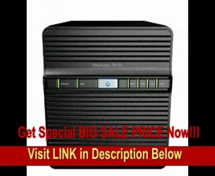 BEST BUY Synology DiskStation 4-Bay 4 TB (4x1 TB) Network Attached Storage - DS411 4100 (Black)