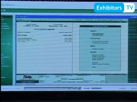 Globe Managements Pvt Ltd offers Tally.ERP 9 Software in Single and Multi User Versions (Exhibitors TV @ 12th ITCN Asia 2012)