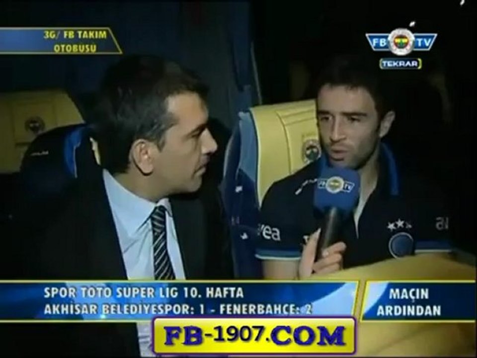 Akhisar - Fenerbahçe 03.11.2012 FBTV Takım Otobüsü Röportajı