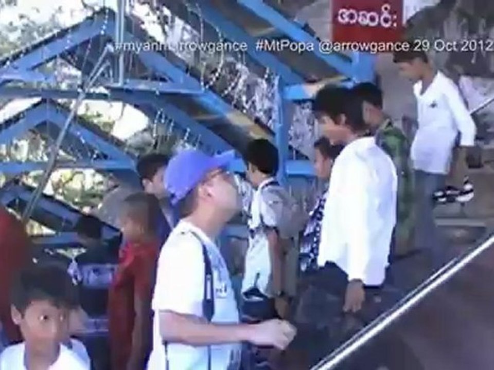 Mt. Popa in Myanmar