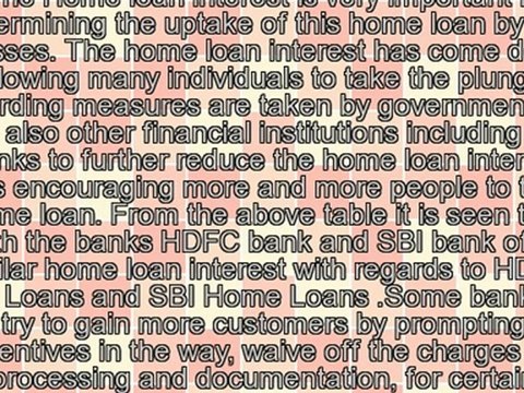 Comparison Between Sbi Home Loans And Hdfc Home Loans
