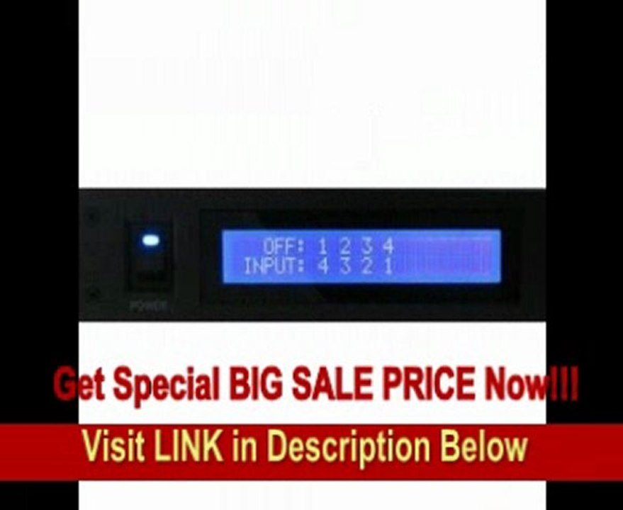 SPECIAL DISCOUNT 4x2 (4:2) HDMI Video Matrix Switch Switcher Selector + 3D EDID RS232 Support with Remote