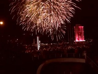 Canada Day Fireworks at Canada Place Vancouver British Columbia July 1st 2012