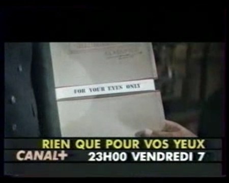 GENERIQUE CANAL PLUS - Cinéma (Ellipse verte) + BA