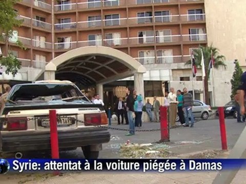 Syrie: attentat terroriste près de l'hôtel Dama Rose de Damas