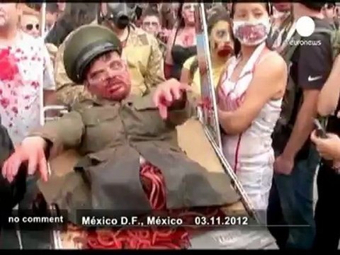 Des milliers de zombies envahissent Mexico - no comment
