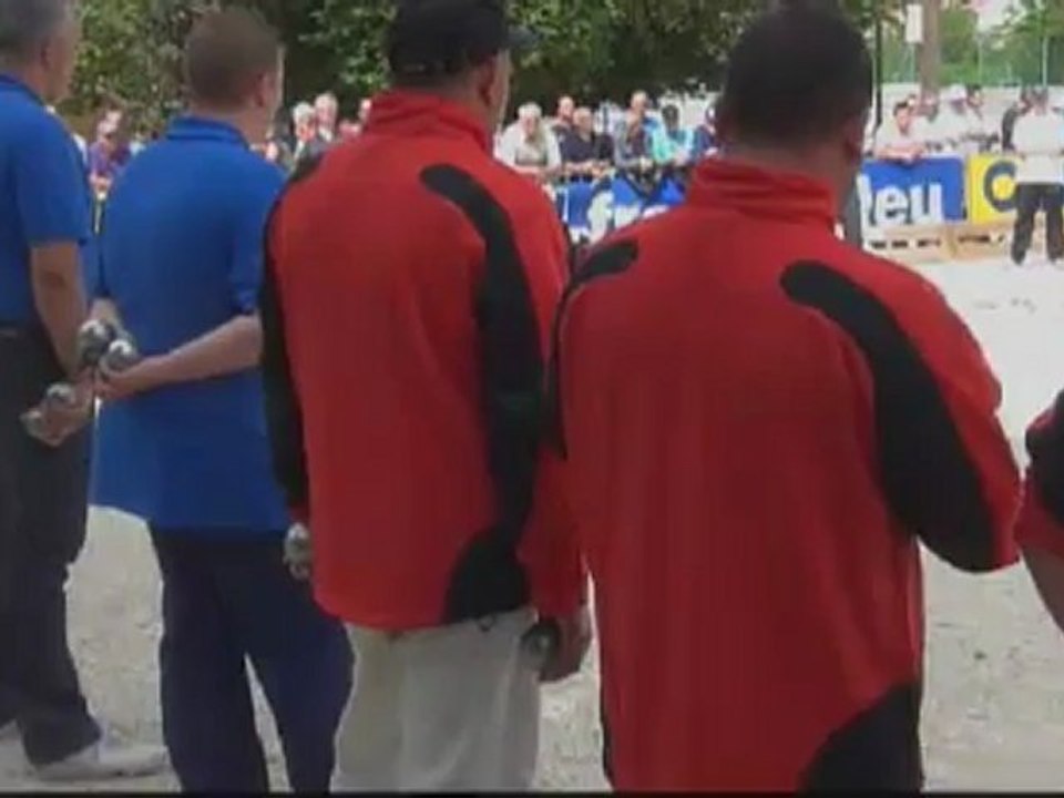 Quart de finale de l'International à pétanque de Sassenage 2012