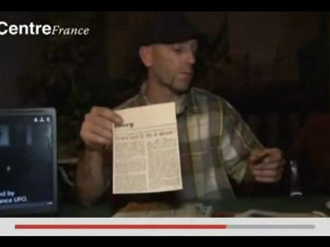 (journal) le Berry-républicain Rencontre avec un chasseur d'ovnis dans le Cher.