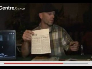 (journal) "le Berry-républicain" Rencontre avec un chasseur d'ovnis dans le Cher.