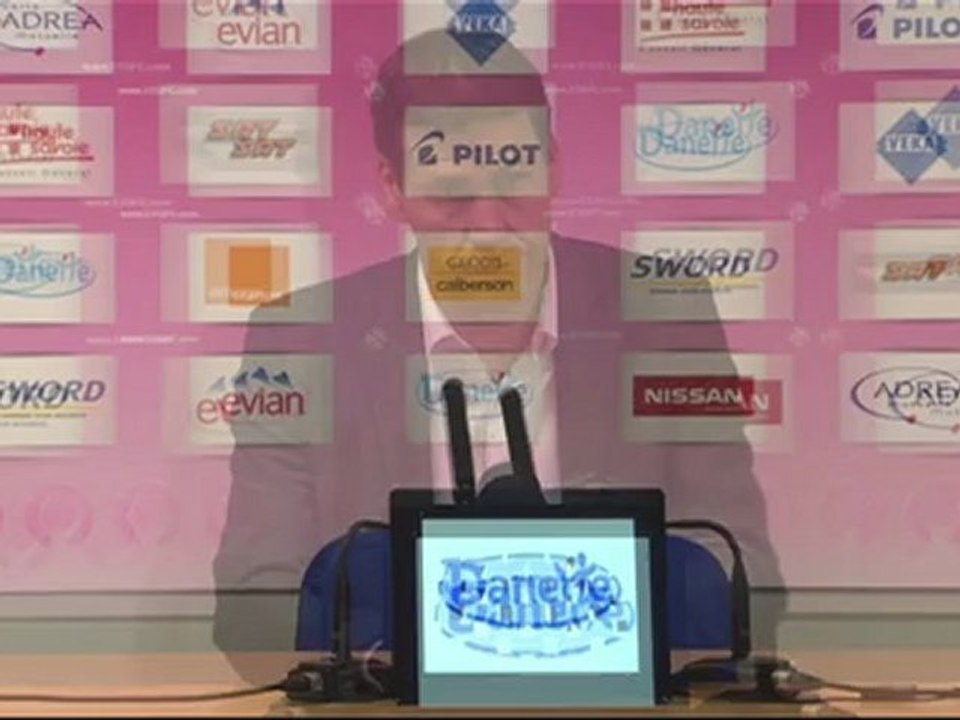 Conférence de presse Evian TG FC - LOSC Lille : Pascal DUPRAZ (ETG) - Rudi GARCIA (LOSC) - saison 2012/2013