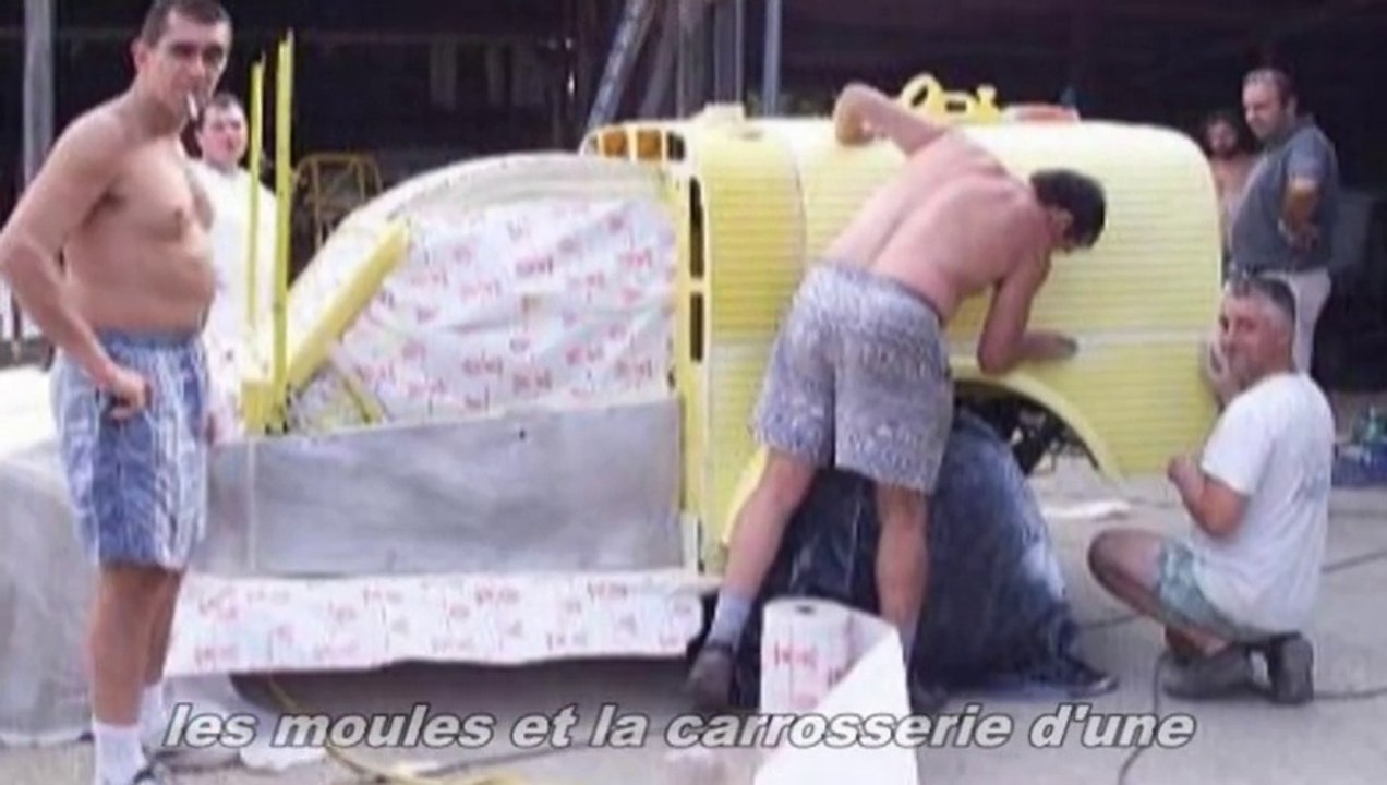 construction et 1 ère 24 heures de la 2cv