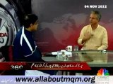 CNBC Agenda 360 MQM against Talibanization & Taliban's threat to MQM