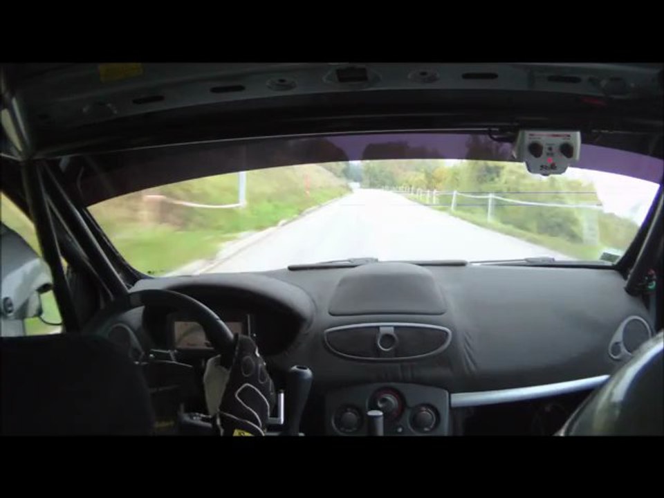 Rallye balcon est Vercors 2012 BARRAL/REBUT Clio R3