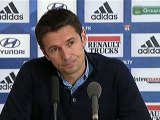 Conférence de presse Olympique Lyonnais - SC Bastia : Rémi GARDE (OL) - Frédéric HANTZ (SCB) - saison 2012/2013