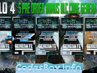 Halo 4 DLC Codes Download FREE Pre-Order Bonus Codes- Xbox 360!