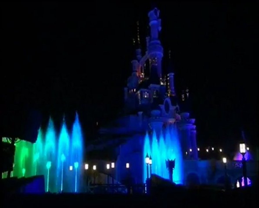 Mini show des fontaines.31Octobre 2012.