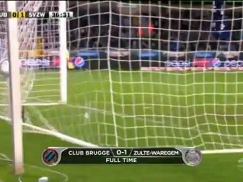 Bélgica - Club Brujas 0 - 1 Zulte Waragem