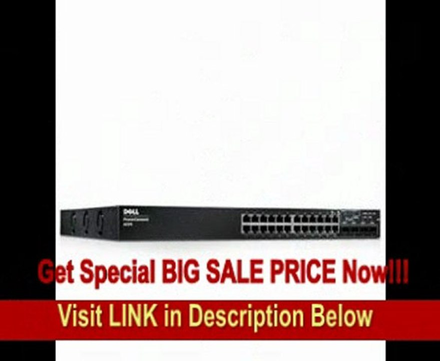 BEST BUY Dell PowerConnect 6224 Gigabit Ethernet Switch - 24 Ports - 4 SFP