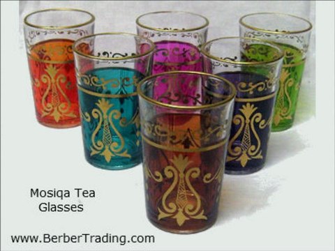 Moroccan Tea Glasses At Berber Trading