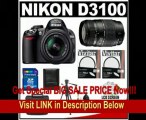 SPECIAL DISCOUNT Nikon D3100 Digital SLR Camera & 18-55mm VR   Tamron 70-300mm Di Lens   16GB Card   Filters   Case   Tripod   Accessory Kit