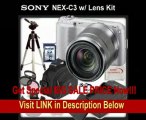 BEST PRICE Sony Alpha NEX-C3 Digital Camera (Silver) with Sony E-Mount 18-55mm Lens   SSE Professional Package. Includes: 0.45x Wide Angle Lens, 2x Telephoto lens, 3 Piece Filter Kit (UV,CPL,FLD,) 16GB SDHC Memory Card, Additional Replacement FW50