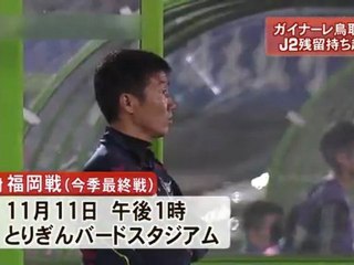 ガイナーレ鳥取　湘南に惜敗 Ｊ２残留持ち越し