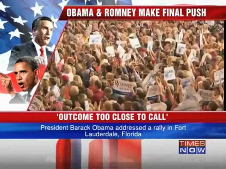 US Presidential race in final lap