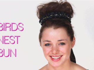 How to Style your Hair into a Bird's Nest Bun