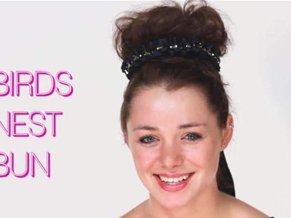 How to Style your Hair into a Bird's Nest Bun
