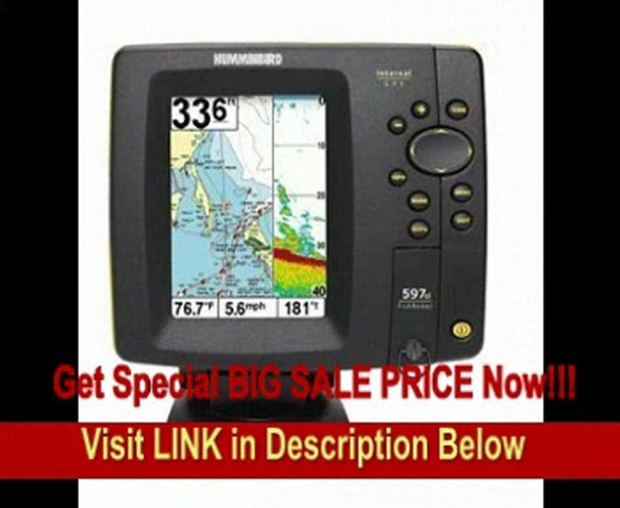 SPECIAL DISCOUNT Humminbird 597ci Combo 4.5-Inch Waterproof Marine GPS and Chartplotter with Sounder