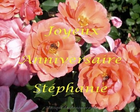 Joyeux Anniversaire Stephanie Video Dailymotion