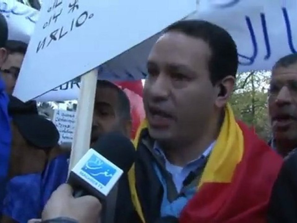 Marche pour le Sahara marocain à Bruxelles. 4 Novembre 2012