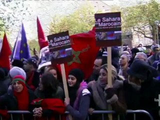Manifestation Marche pour le Sahara marocain à Bruxelles. 4 Novembre 2012