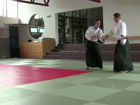 Gyaku-Hanmi Katate-Dori Kote gaeshi Omote