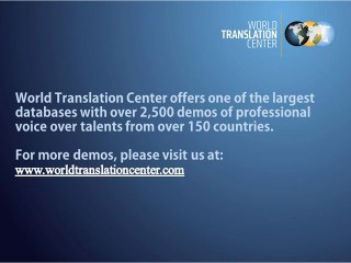 Swahili Translation Voice Over Examples