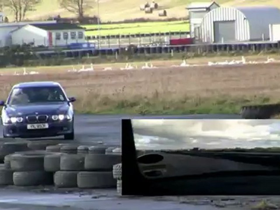 BMW E39 M5 in Bishopscourt 07.11.2010 drift track day inside car