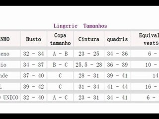 TAMANHOS
