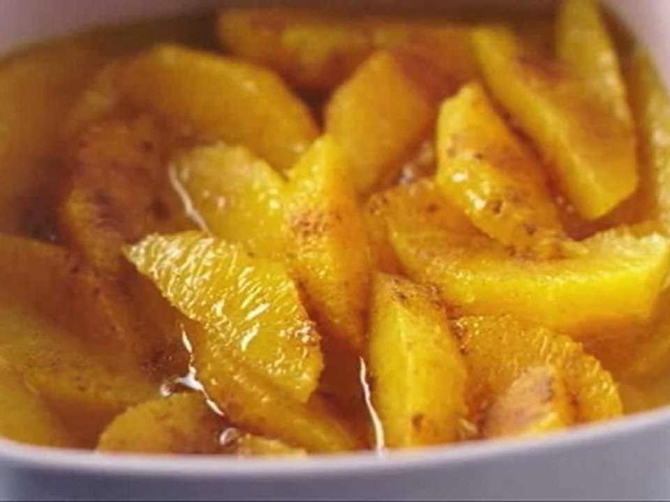 Bien déjeuner dans ma boîte - Salade d'oranges à la cannelle et à l'huile d'olive