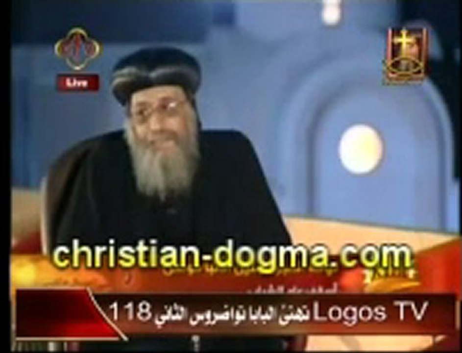 Anba Moussa félicite Anba Tawadros II sur CTV