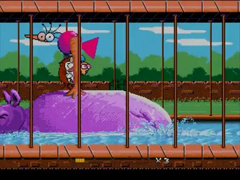 Ren & Stimpy: Stimpy's Invention (Genesis) [HD] - Gameplay + Commentary