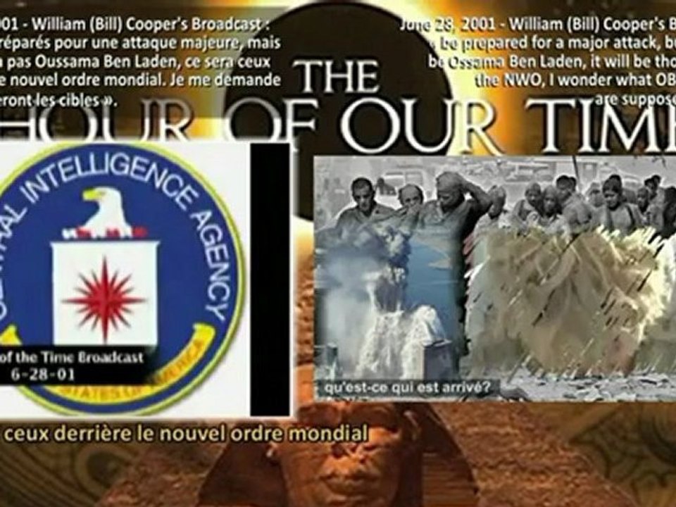 28-6-2001- Bill Cooper prédit attaque WTC 911 Ben Laden bouc émissaire vostfr