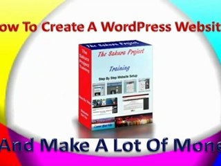 How To Create A Wordpress Website Video