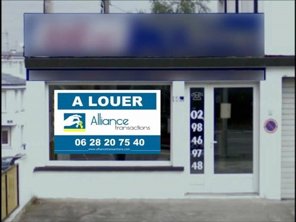 IMMOBILIER D'ENTREPRISE - local commercial - 70m² - BREST bd Montaigne