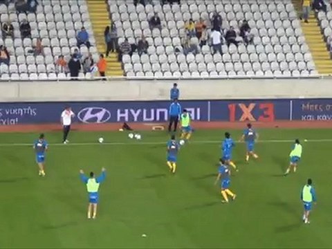 ΑΠΟΕΛ-Αγία Νάπα-προθέρμανση ΑΠΟΕΛ (1)