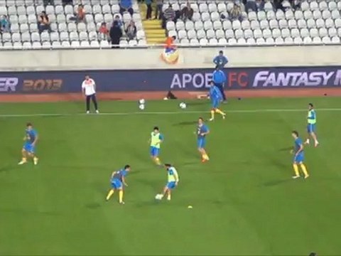 ΑΠΟΕΛ-Αγία Νάπα-προθέρμανση ΑΠΟΕΛ (2)