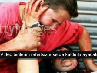 ÖLÜM ANINDA YAVRUSUNU KORUYAN ANNE