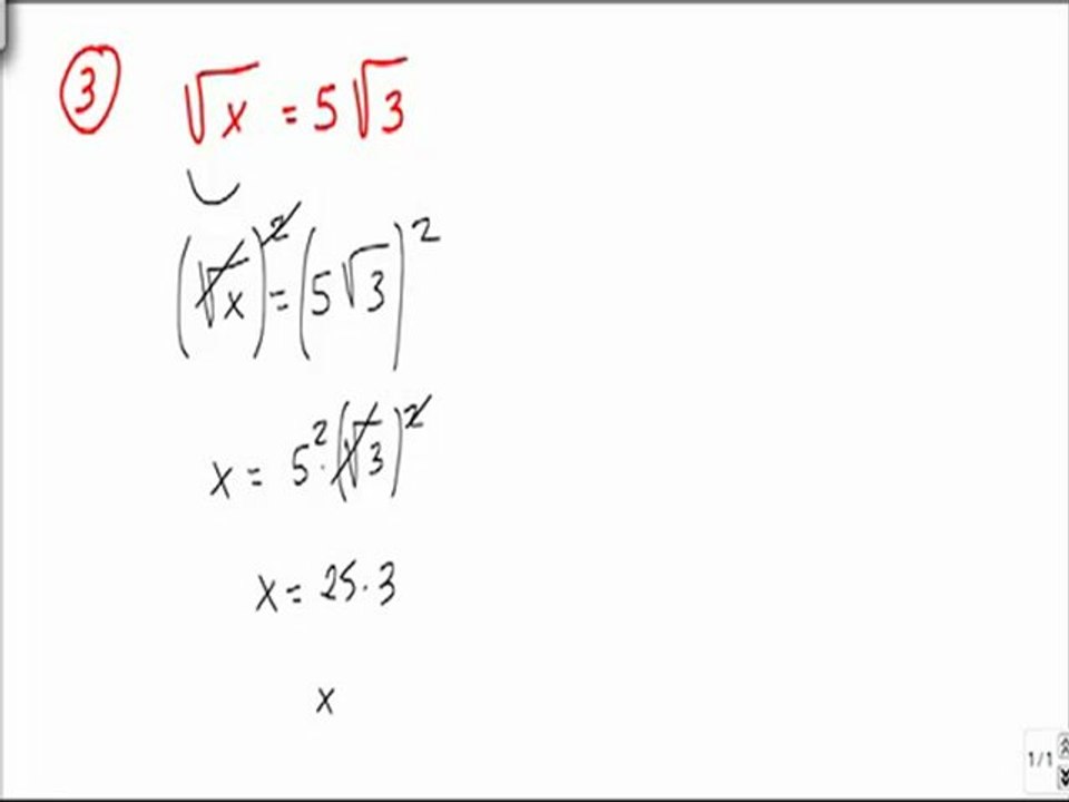 Ejercicios y problemas resueltos de ecuaciones con radicales problema 3